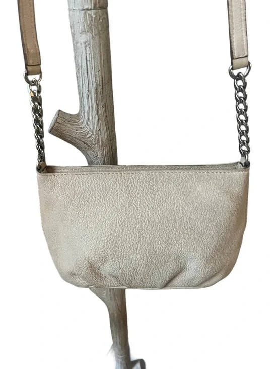 Michael Kors Cream Leather Mini Crossbody Shoulder Bag - Picture 2 of 7